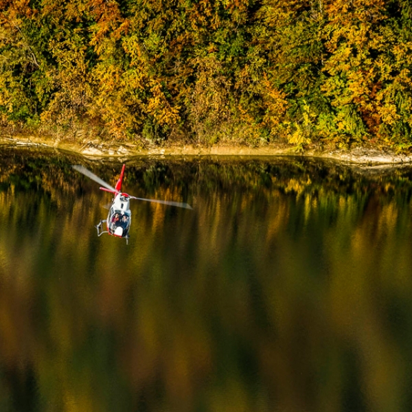 Gruyère sightseeing flight and Fribourg Prealps